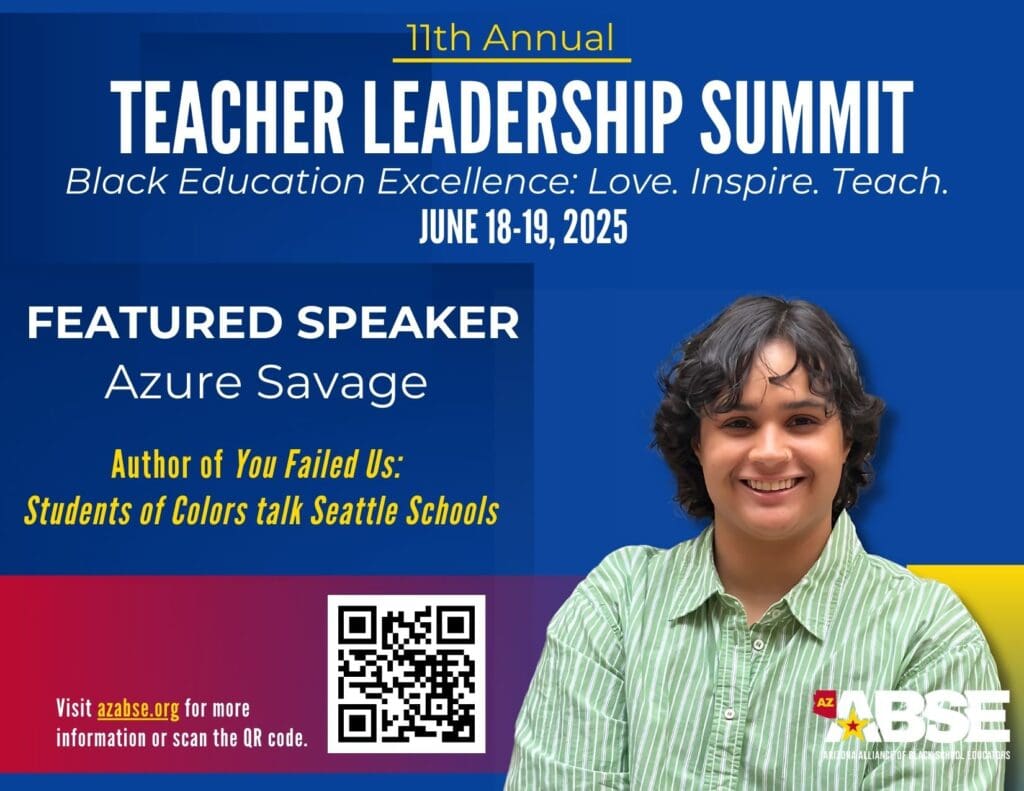 Speaker Azure Savage featured at the 11th Annual Teacher Leadership Summit 2023.